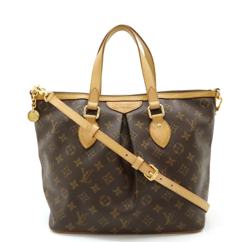 LOUIS VUITTON Monogram Palermo Tote Bag Handbag Shoulder Crossbody